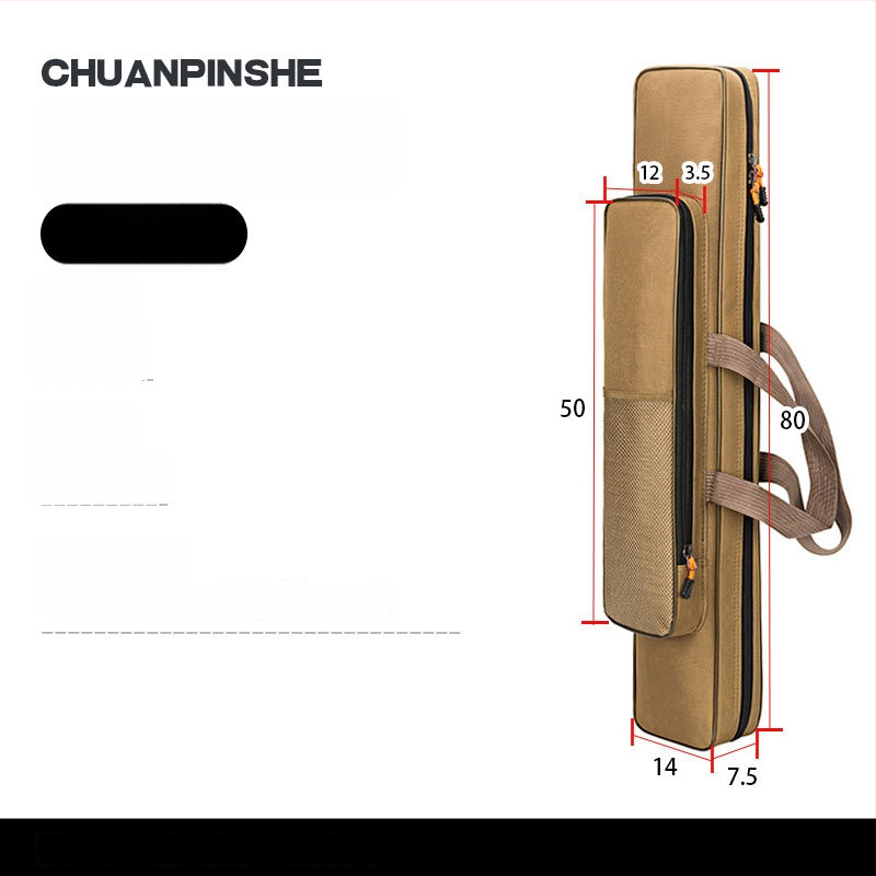 Torba za štapove za ribolov od Oxford platna, velik kapacitet, prijenosna i lagana, pogodna za kratke štapove, nije vodootporna
