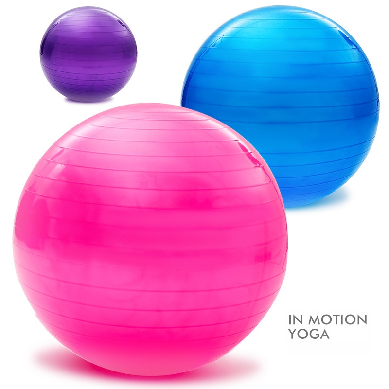 PVC joga lopta od PVC, debela s glatkom površinom za fitness i ravnotežu, napuhiva