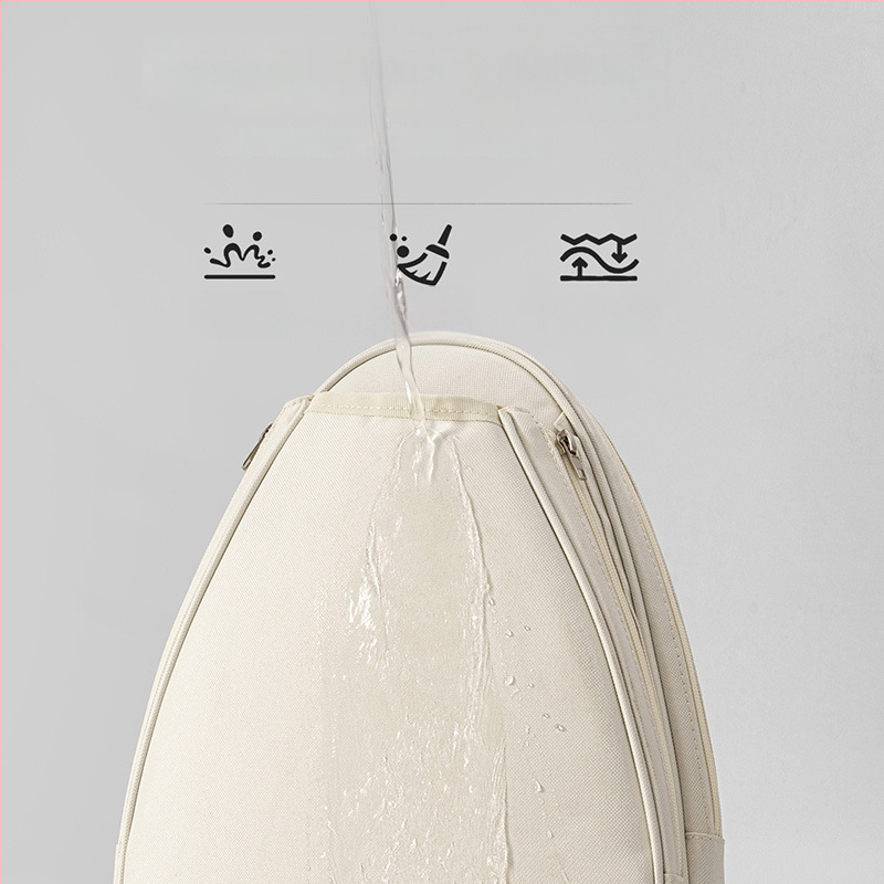 Badmintona/tenisa soma — viegla, daudzfunkcionāla, logotipa druka, Oxford ūdensnecaurlaidīgs audums, kompozītā audums