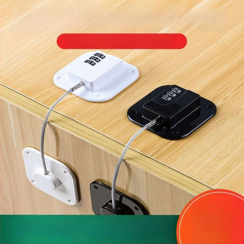 Безпробивно заключване за чекмеджета с парола за безопасност на децата в хладилник и плъзгащи врати — Бранд Unique; Тип: Car electronic lock; Материал: Other; Цилиндър: Other