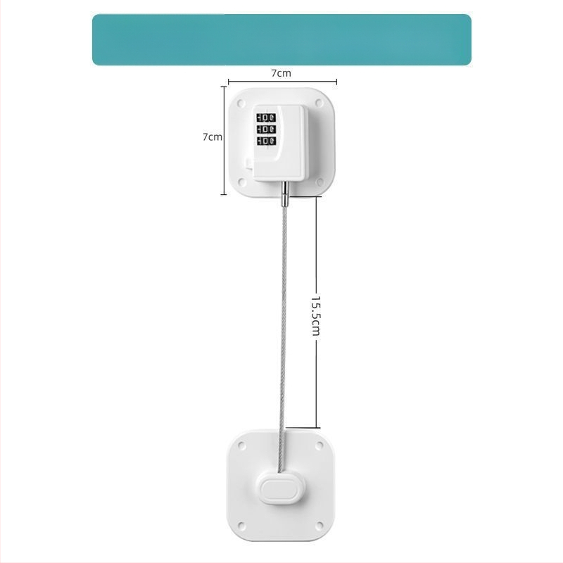 Безпробивно заключване за чекмеджета с парола за безопасност на децата в хладилник и плъзгащи врати — Бранд Unique; Тип: Car electronic lock; Материал: Other; Цилиндър: Other