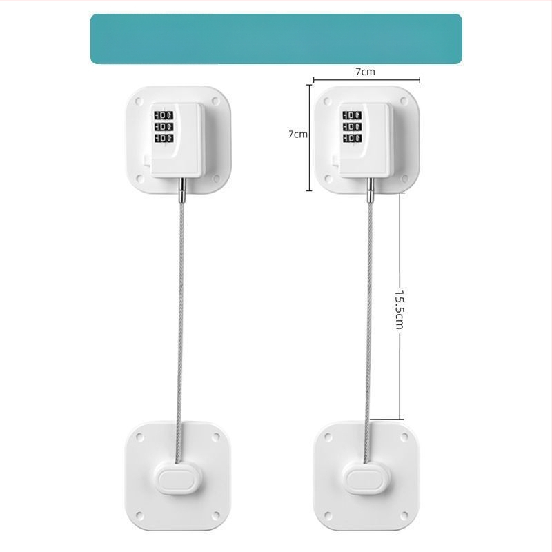 Безпробивно заключване за чекмеджета с парола за безопасност на децата в хладилник и плъзгащи врати — Бранд Unique; Тип: Car electronic lock; Материал: Other; Цилиндър: Other