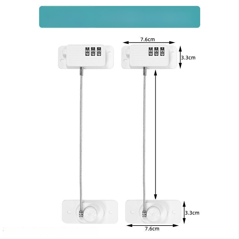 Безпробивно заключване за чекмеджета с парола за безопасност на децата в хладилник и плъзгащи врати — Бранд Unique; Тип: Car electronic lock; Материал: Other; Цилиндър: Other