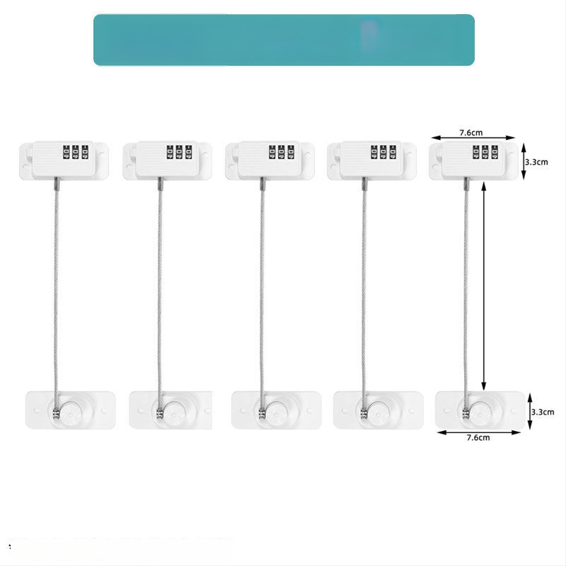 Безпробивно заключване за чекмеджета с парола за безопасност на децата в хладилник и плъзгащи врати — Бранд Unique; Тип: Car electronic lock; Материал: Other; Цилиндър: Other