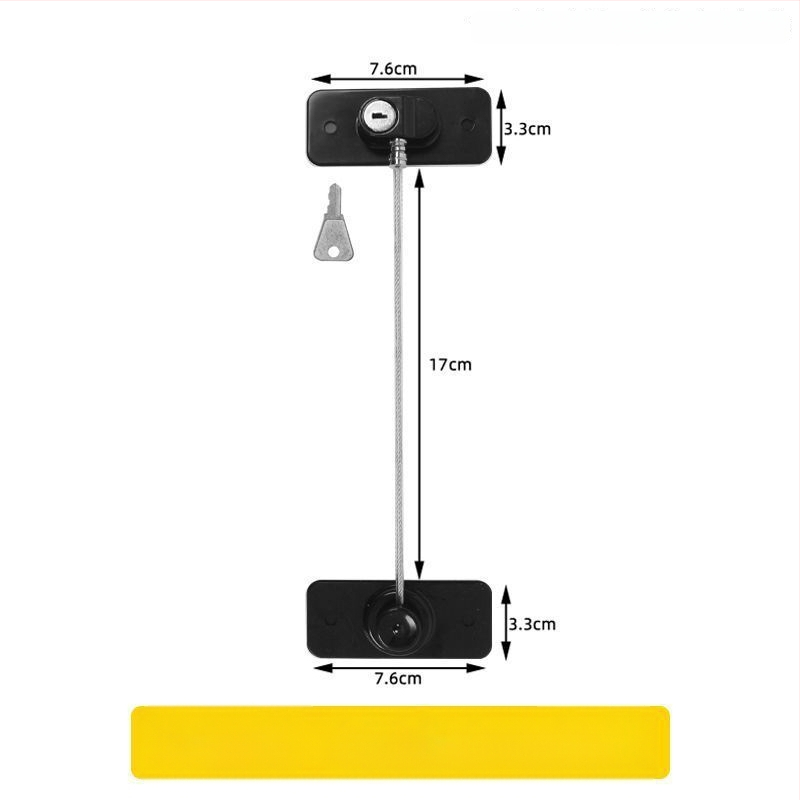 Безпробивно заключване за чекмеджета с парола за безопасност на децата в хладилник и плъзгащи врати — Бранд Unique; Тип: Car electronic lock; Материал: Other; Цилиндър: Other