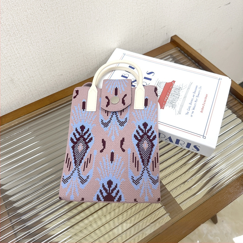 Чанта за телефон с етно стил Синдзян Ediris, полиестер, вертикална квадратна форма, заключващ механизъм, унисекс, за пътуване