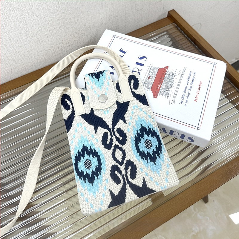 Чанта за телефон с етно стил Синдзян Ediris, полиестер, вертикална квадратна форма, заключващ механизъм, унисекс, за пътуване