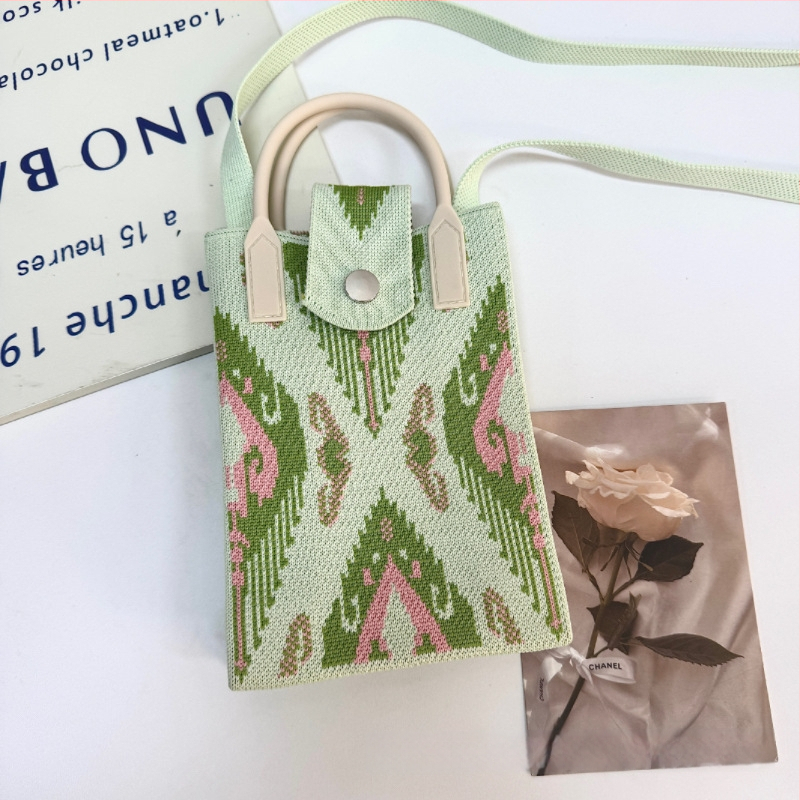 Чанта за телефон с етно стил Синдзян Ediris, полиестер, вертикална квадратна форма, заключващ механизъм, унисекс, за пътуване