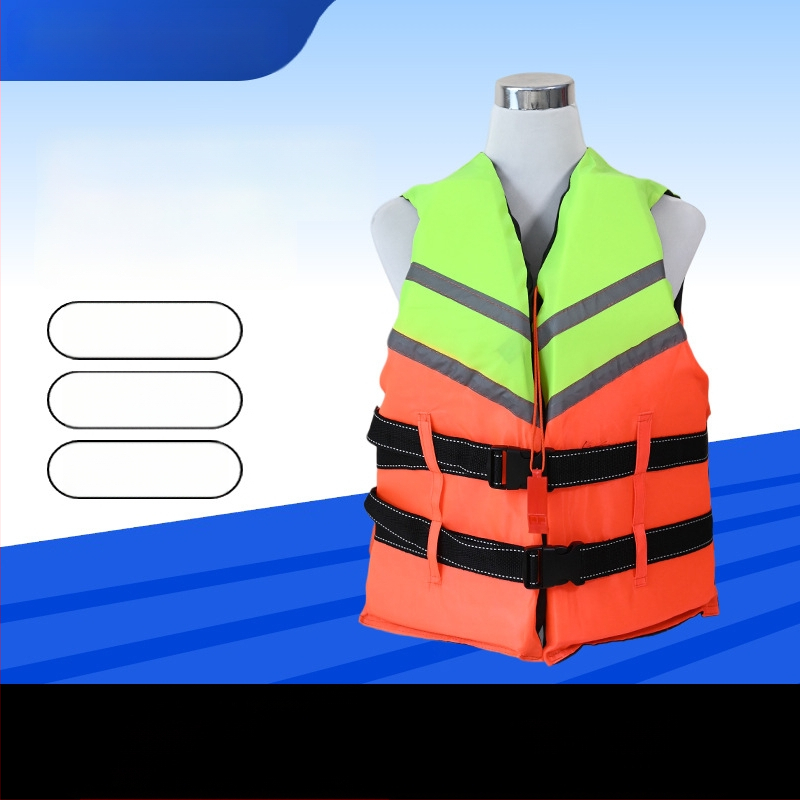 Pieaugušu glābšanas vestu, palielinātu un bieza, paredzēta izmantošanai uz kuģa, glābšanai, ūdenssportam un zvejai (Modelis: Life Jacket; Preces numurs: DD1017475374; Pielāgota apstrāde: Atbalsts; Importēta: Nē)