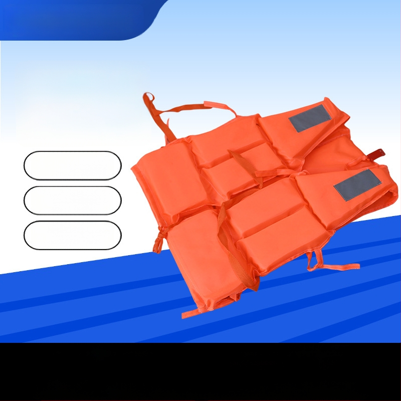 Oxford auduma glābšanas veste, augsta peldspēja, pieaugušajiem, pārnēsājama raftingam un plūdu kontrolei, ar pielāgošanas atbalstu