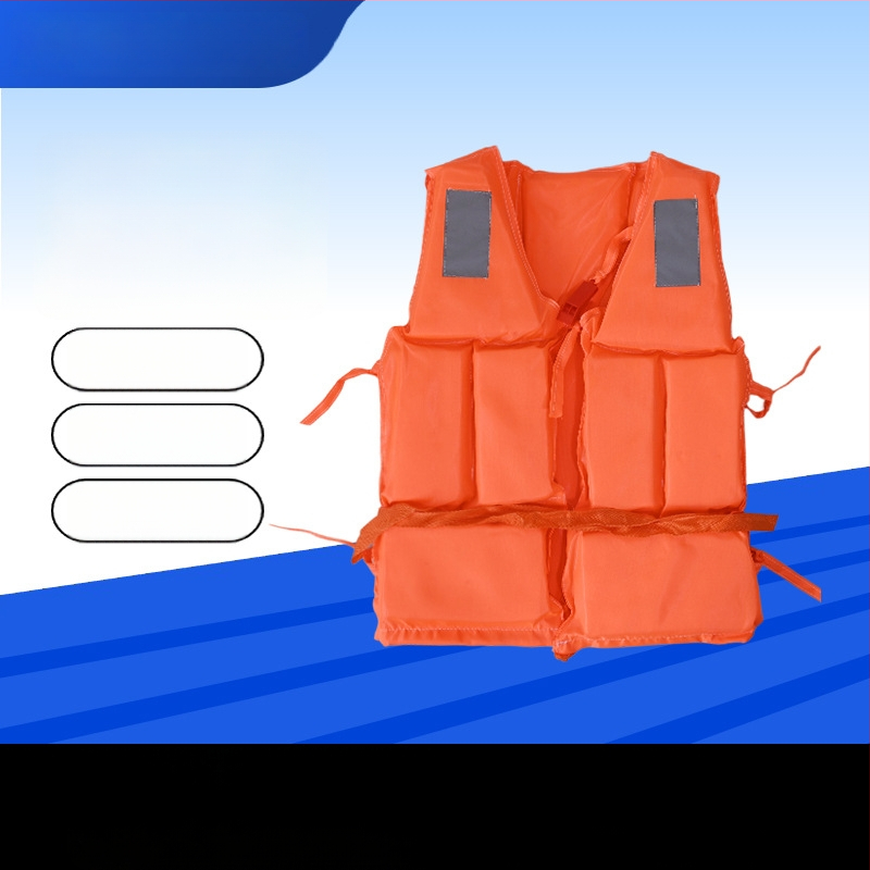 Oxford auduma glābšanas veste, augsta peldspēja, pieaugušajiem, pārnēsājama raftingam un plūdu kontrolei, ar pielāgošanas atbalstu