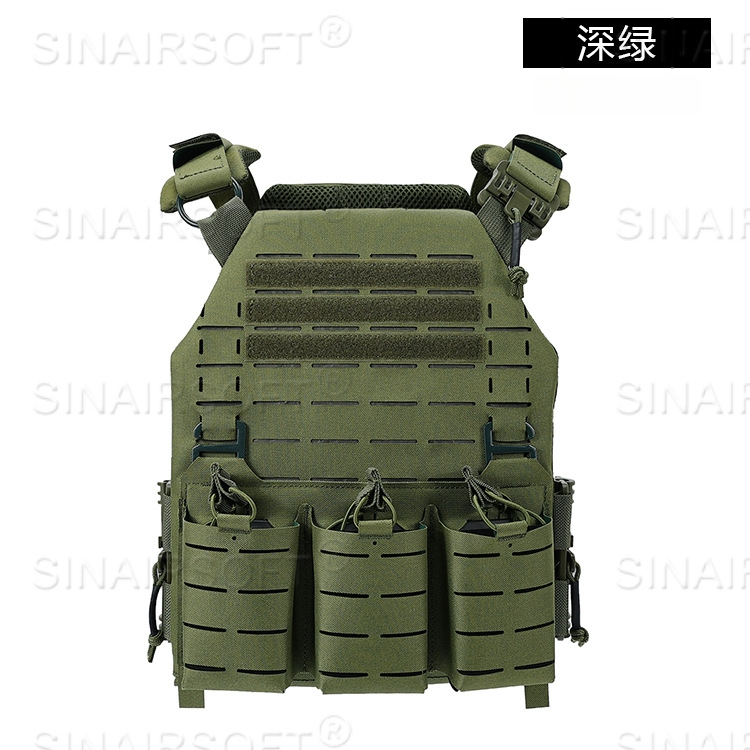 Nylon taktiskā veste – kamuflāžas raksts, izturīga pret nolietojumu, universāla, 1.1 kg