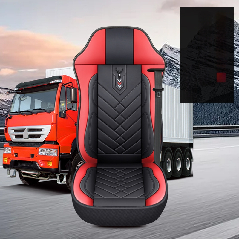 Pilns komplekts ādas sēdekļu pārvalkām kravas automašīnām – ādas virsma, sintētisko šķiedru pildījums, šūšanas stils, zīmols Tian Chen
