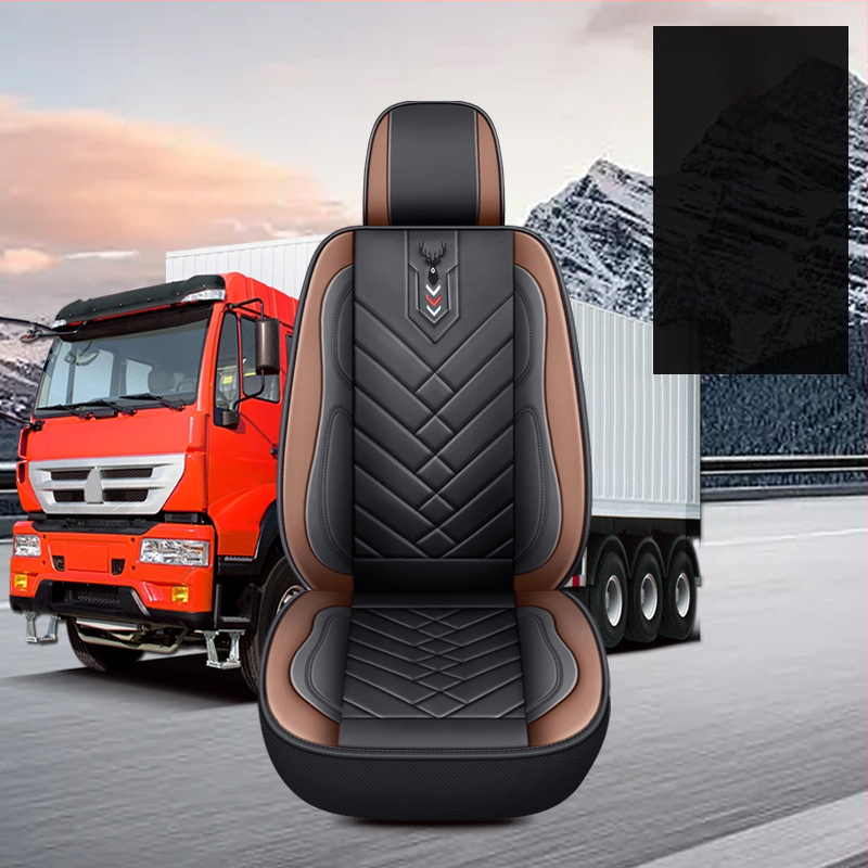 Pilns komplekts ādas sēdekļu pārvalkām kravas automašīnām – ādas virsma, sintētisko šķiedru pildījums, šūšanas stils, zīmols Tian Chen