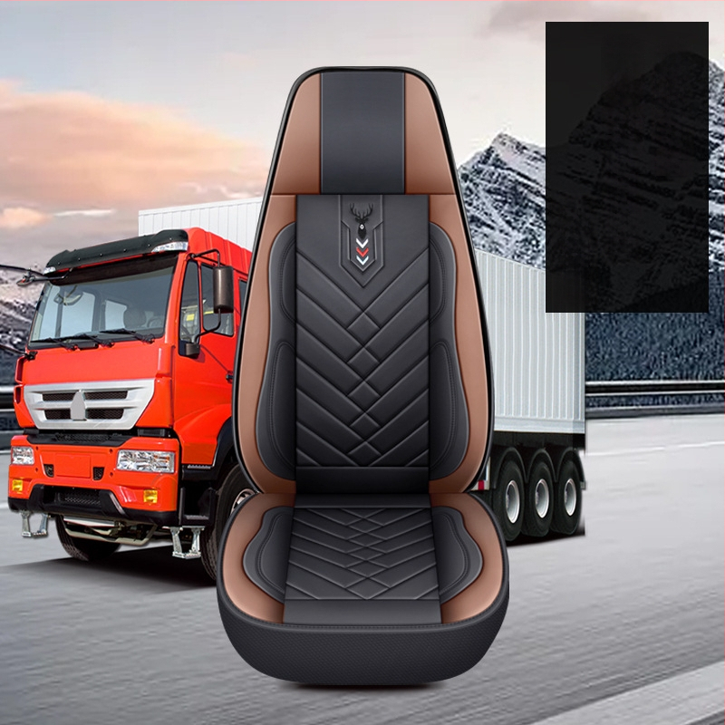 Pilns komplekts ādas sēdekļu pārvalkām kravas automašīnām – ādas virsma, sintētisko šķiedru pildījums, šūšanas stils, zīmols Tian Chen