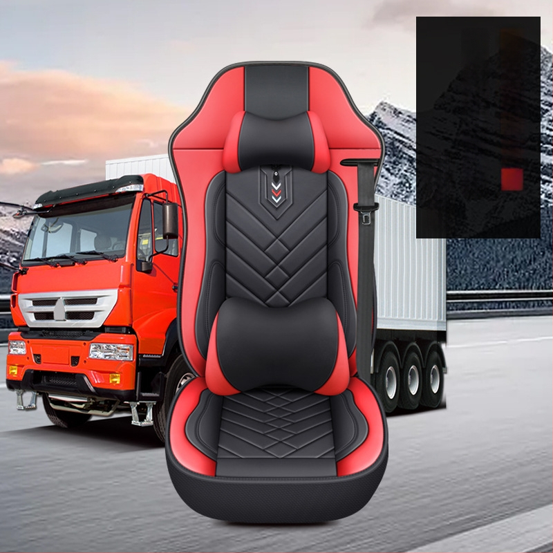Pilns komplekts ādas sēdekļu pārvalkām kravas automašīnām – ādas virsma, sintētisko šķiedru pildījums, šūšanas stils, zīmols Tian Chen