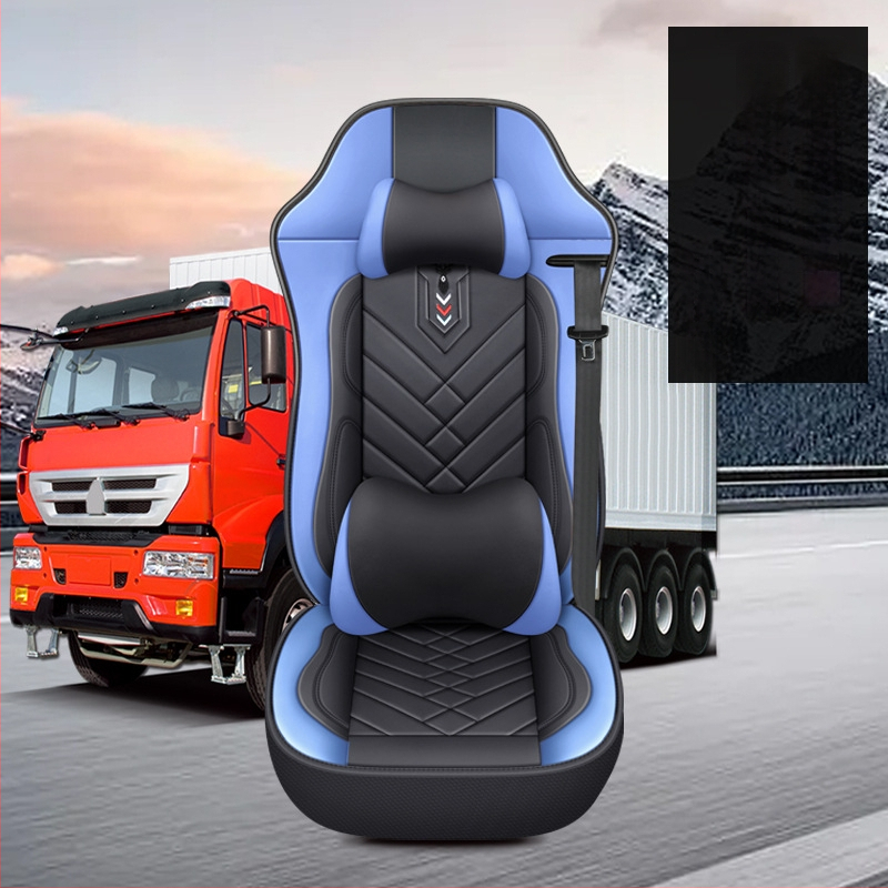 Pilns komplekts ādas sēdekļu pārvalkām kravas automašīnām – ādas virsma, sintētisko šķiedru pildījums, šūšanas stils, zīmols Tian Chen
