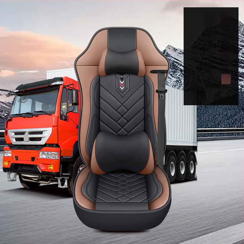 Pilns komplekts ādas sēdekļu pārvalkām kravas automašīnām – ādas virsma, sintētisko šķiedru pildījums, šūšanas stils, zīmols Tian Chen