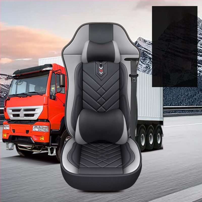 Pilns komplekts ādas sēdekļu pārvalkām kravas automašīnām – ādas virsma, sintētisko šķiedru pildījums, šūšanas stils, zīmols Tian Chen
