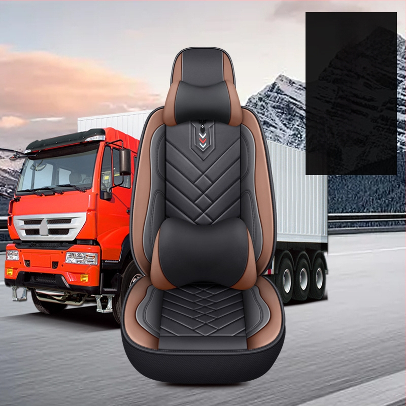 Pilns komplekts ādas sēdekļu pārvalkām kravas automašīnām – ādas virsma, sintētisko šķiedru pildījums, šūšanas stils, zīmols Tian Chen