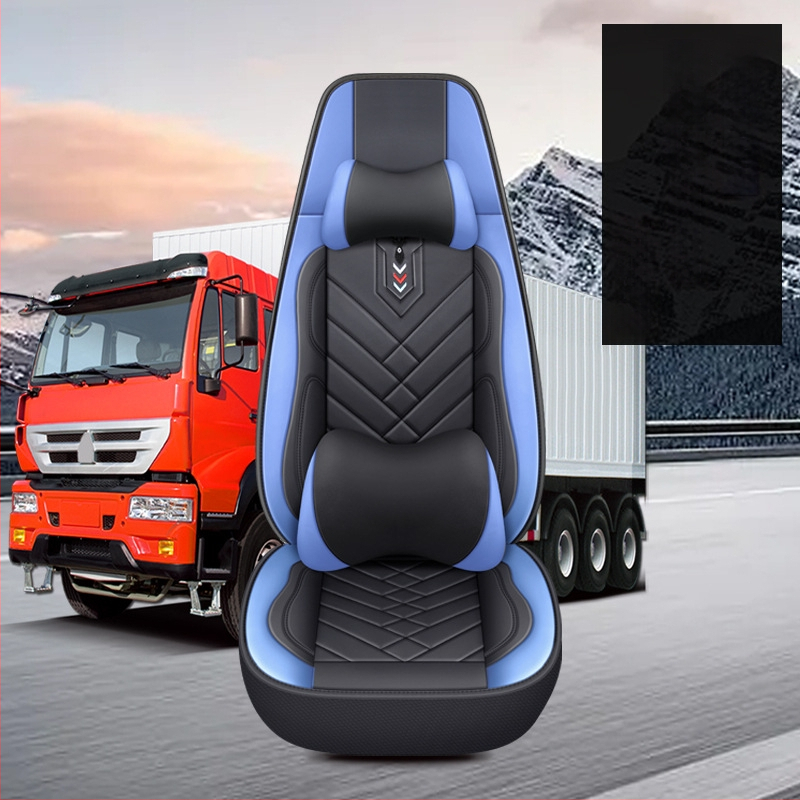 Pilns komplekts ādas sēdekļu pārvalkām kravas automašīnām – ādas virsma, sintētisko šķiedru pildījums, šūšanas stils, zīmols Tian Chen