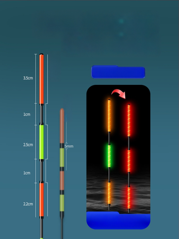 Himaro plută verticală de pescuit – plastic