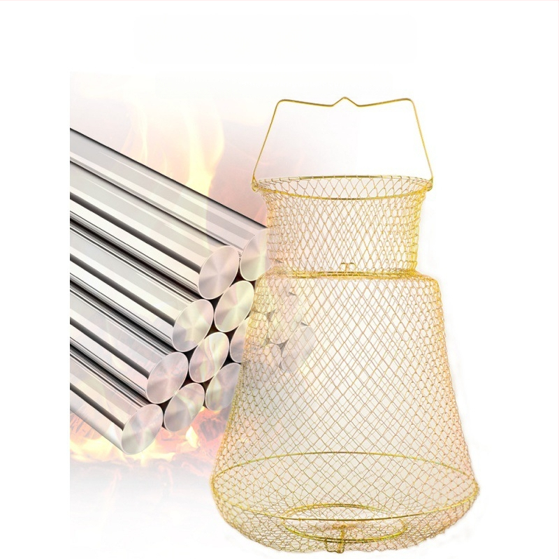 Mengda coș pliere din sârmă de oțel pentru protecția peștilor — Brand Mengda; Categorie: Protecția peștilor; Material: Altul