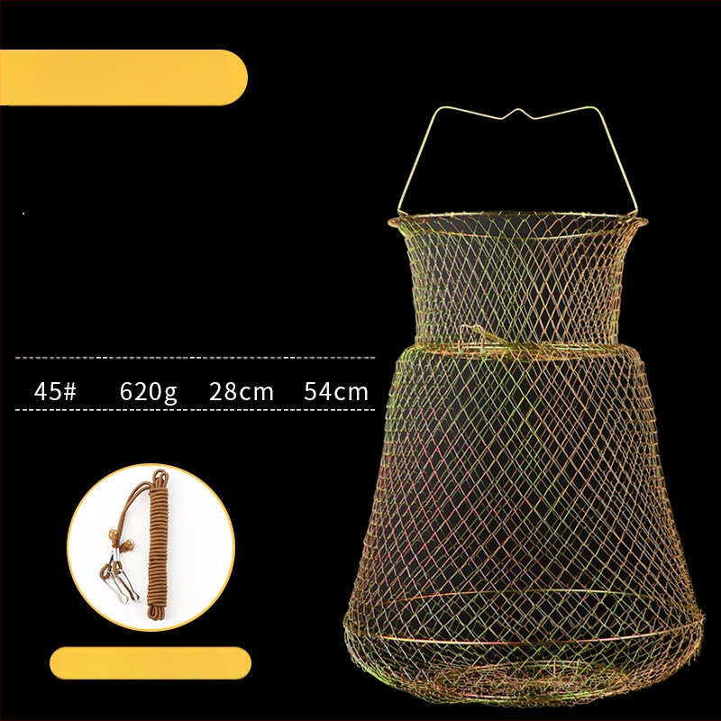 Mengda coș pliere din sârmă de oțel pentru protecția peștilor — Brand Mengda; Categorie: Protecția peștilor; Material: Altul