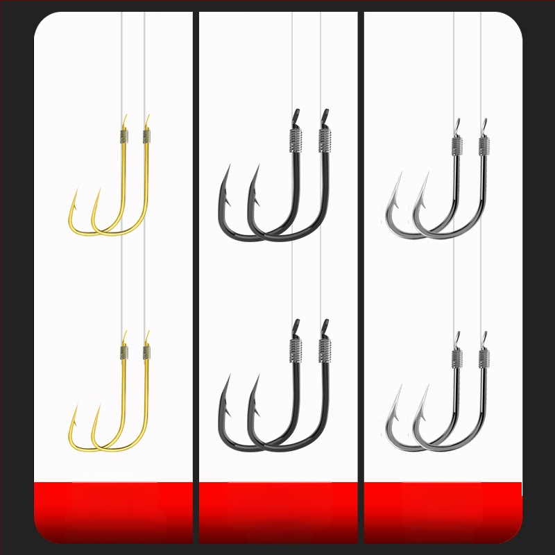 Upes makšķerēšanai – sublīnijas dubultais āķis, 1–10 āķi, āķa kategorija