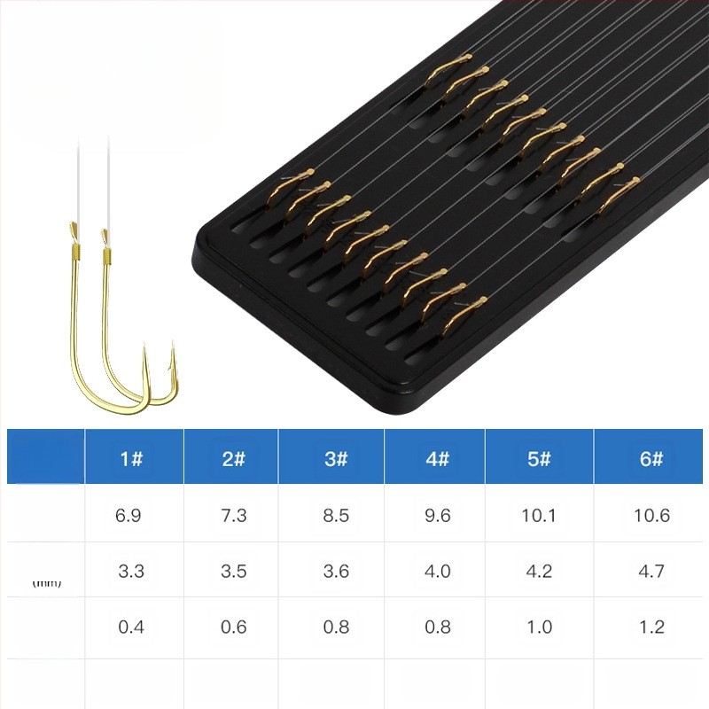 Upes makšķerēšanai – sublīnijas dubultais āķis, 1–10 āķi, āķa kategorija