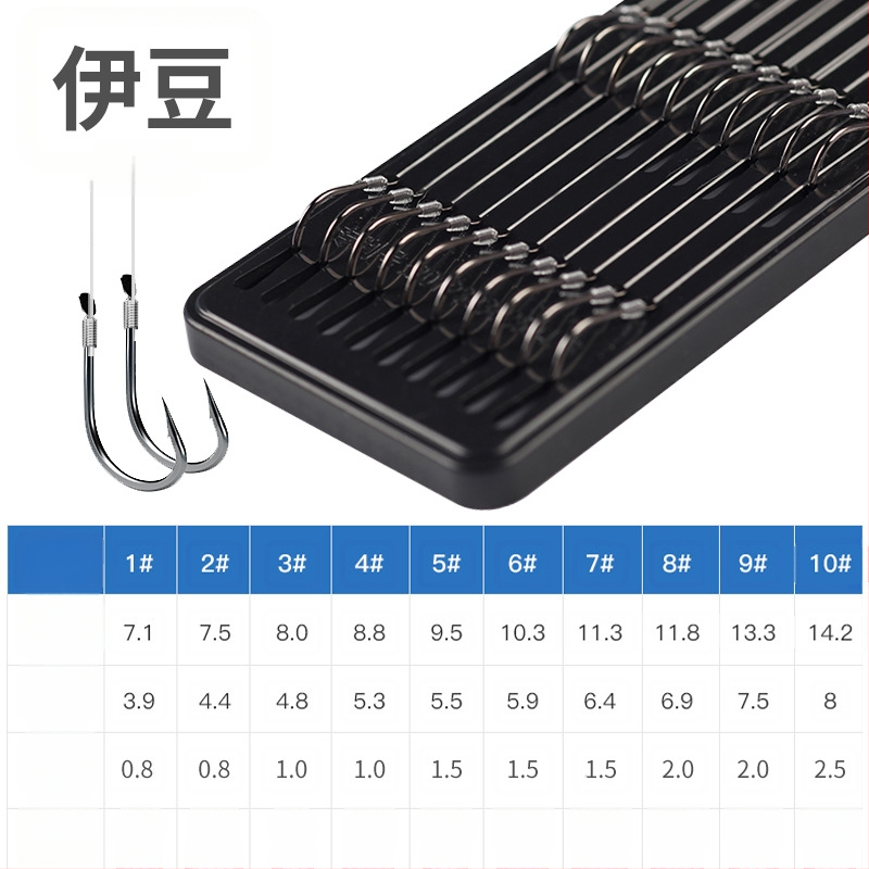 Upes makšķerēšanai – sublīnijas dubultais āķis, 1–10 āķi, āķa kategorija