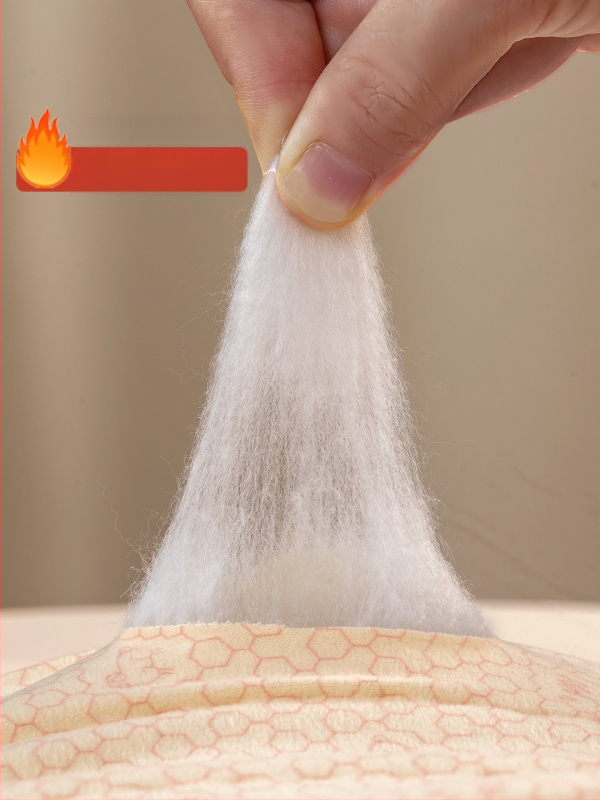 Bērnu kokvilnas veste ar pūkainu audumu, svītrainais raksts, iekšējā kokvilnas oderējums, poliesterā pildījums, universāls