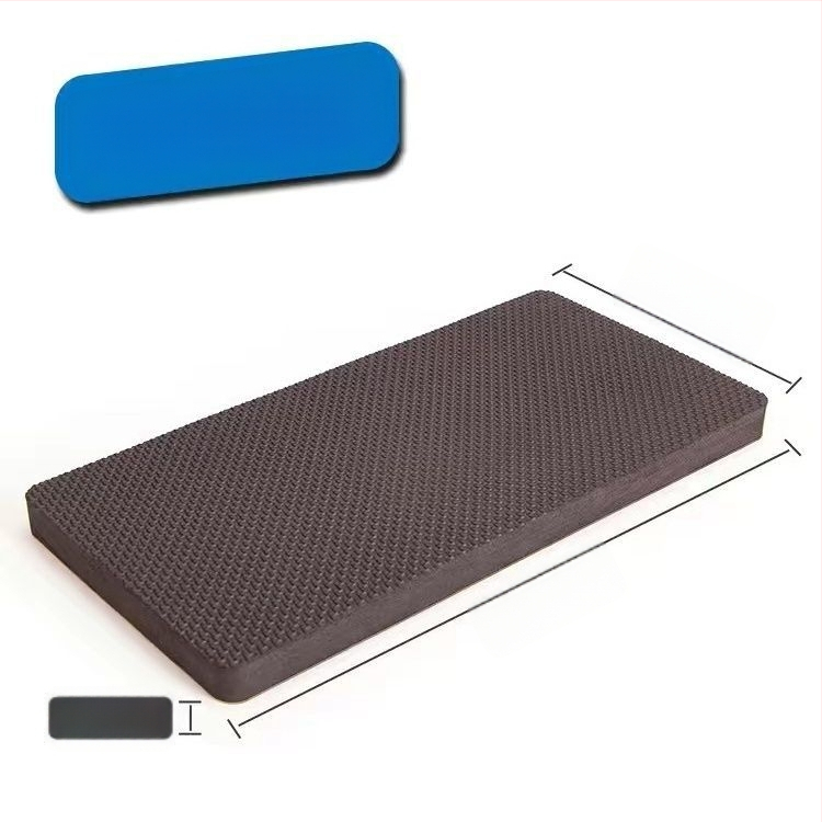 Μάτ γιόγκα με μαξιλάρι γονάτου και μαξιλάρι γονατισμού για ασκήσεις κοιλιάς, απορροφητικό κραδασμών, πολυεστέρας-βαμβάκι, πάχος 4.5