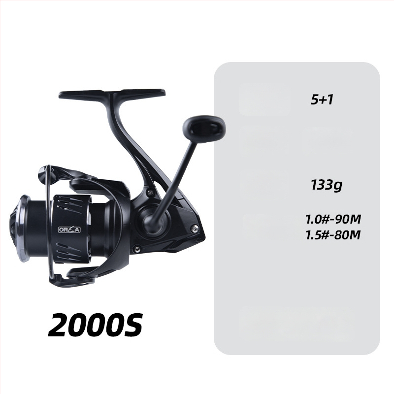 Fishing Fan spinning kolut za ribolov, potpuno metalna konstrukcija, kutija s 50 komada