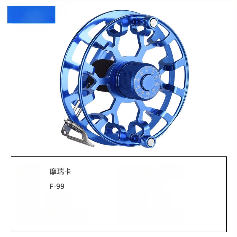 Prednji navijač za ribolov — avionski aluminij, marka Merrickfishing/Merricka, kutija od 50 komada