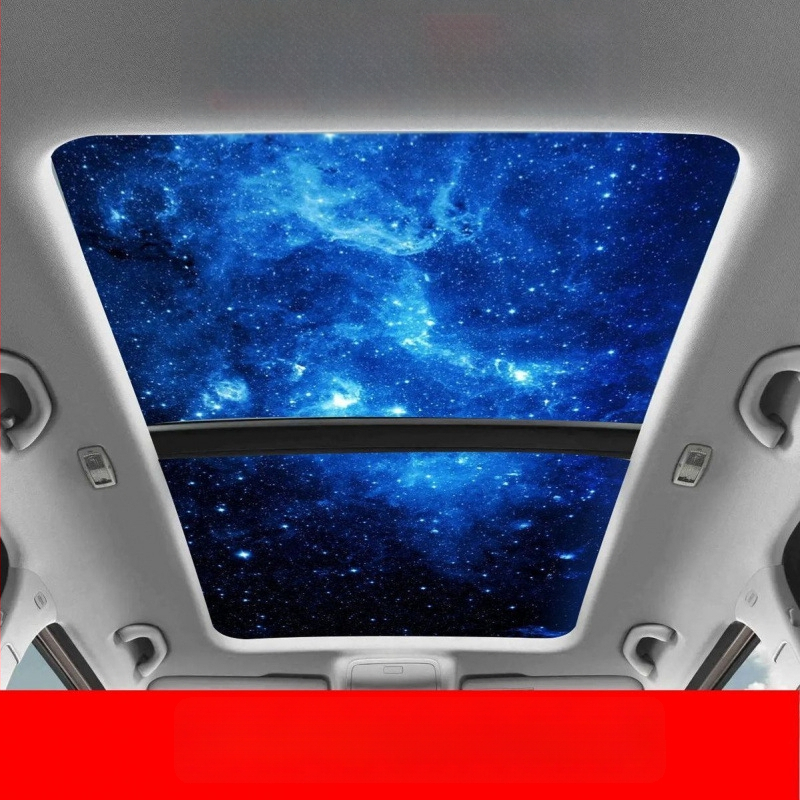 Εσωτερικό αυτοκόλλητο αυτοκινήτου για πανοραμικό ηλιοροφή – 3D θερμική μόνωση, καλλιτεχνικό μοτίβο, μαγνητική εγκατάσταση