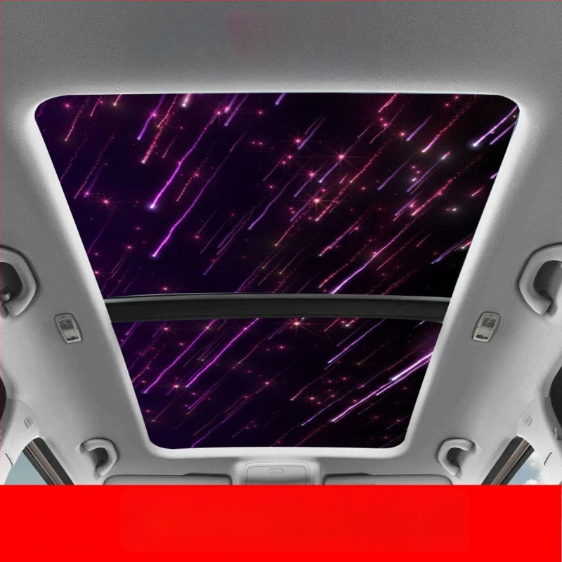 Εσωτερικό αυτοκόλλητο αυτοκινήτου για πανοραμικό ηλιοροφή – 3D θερμική μόνωση, καλλιτεχνικό μοτίβο, μαγνητική εγκατάσταση