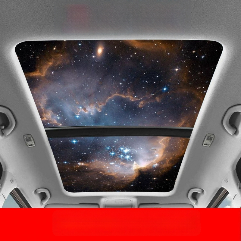 Εσωτερικό αυτοκόλλητο αυτοκινήτου για πανοραμικό ηλιοροφή – 3D θερμική μόνωση, καλλιτεχνικό μοτίβο, μαγνητική εγκατάσταση