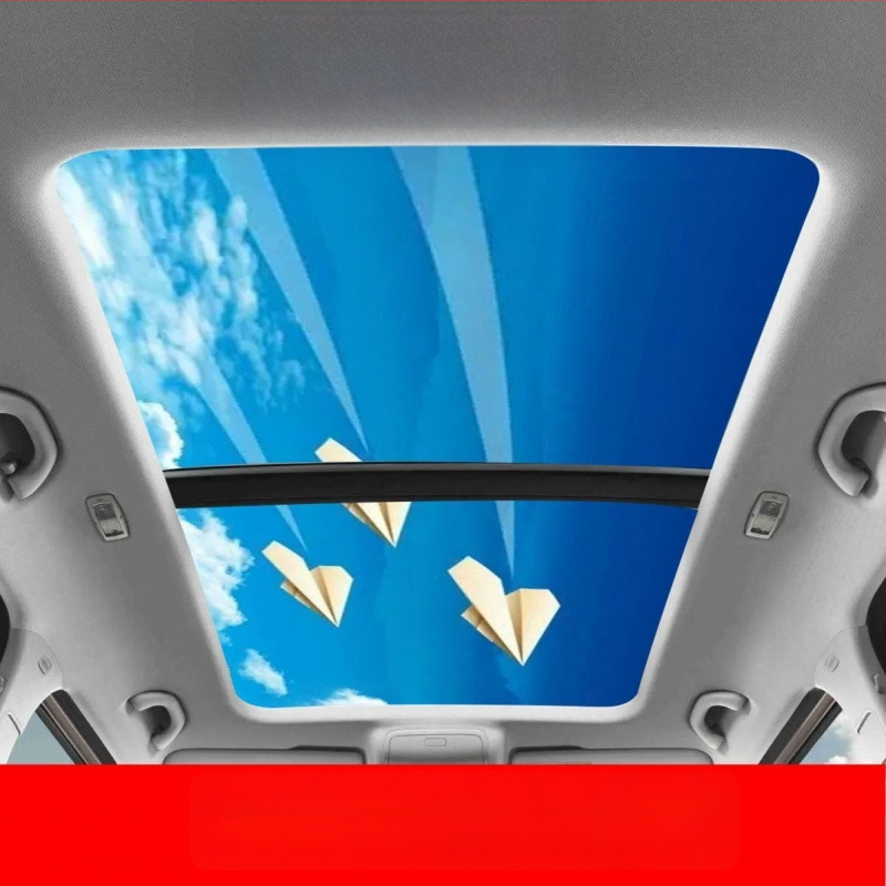 Εσωτερικό αυτοκόλλητο αυτοκινήτου για πανοραμικό ηλιοροφή – 3D θερμική μόνωση, καλλιτεχνικό μοτίβο, μαγνητική εγκατάσταση