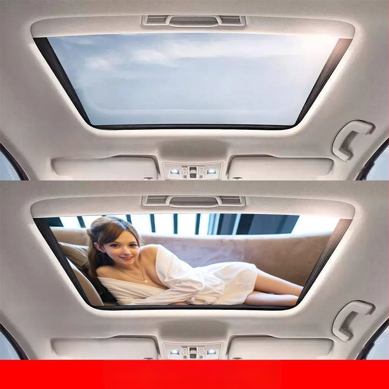 Εσωτερικό αυτοκόλλητο αυτοκινήτου για πανοραμικό ηλιοροφή – 3D θερμική μόνωση, καλλιτεχνικό μοτίβο, μαγνητική εγκατάσταση