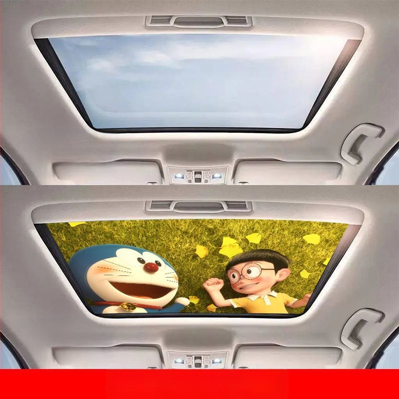 Εσωτερικό αυτοκόλλητο αυτοκινήτου για πανοραμικό ηλιοροφή – 3D θερμική μόνωση, καλλιτεχνικό μοτίβο, μαγνητική εγκατάσταση