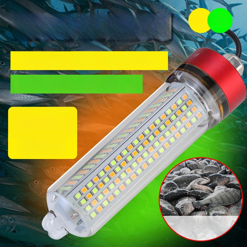 Povandeninė LED žvejybos lemputė, ABS korpusas, atspari vandeniui, didelė galia, įkroviklis įtrauktas