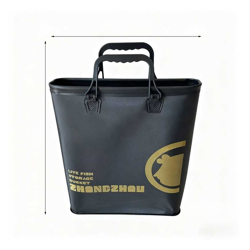 Găleată pentru pești vii cu șezut, capac dur lat, EVA îngroșat, portabilă și ușor de purtat, dintr-o piesă, mare capacitate