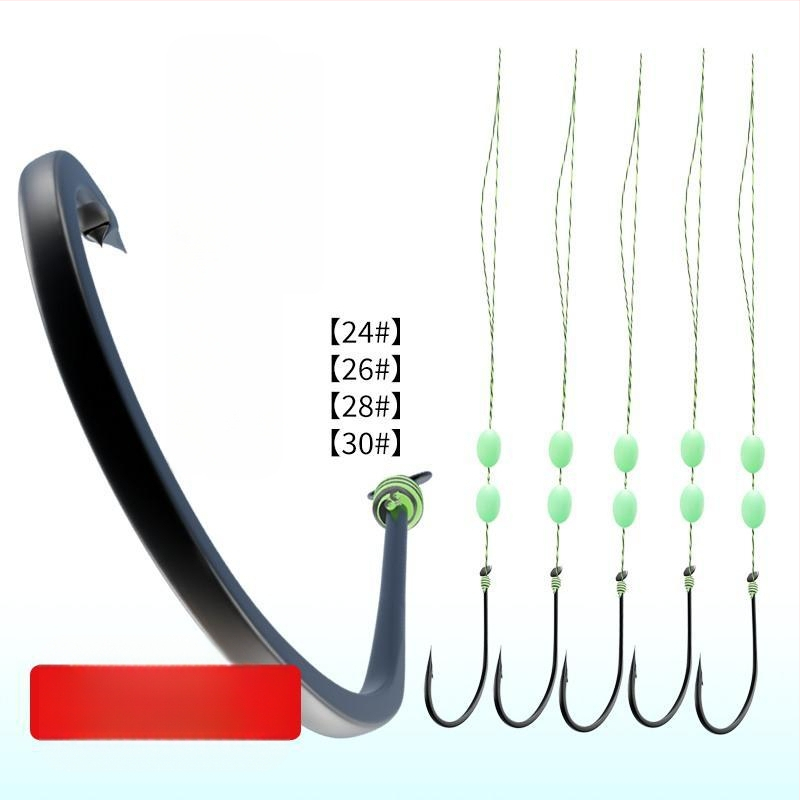 Somas āķu komplekts ar garu rokturi un zobainiem āķiem lielām zivīm