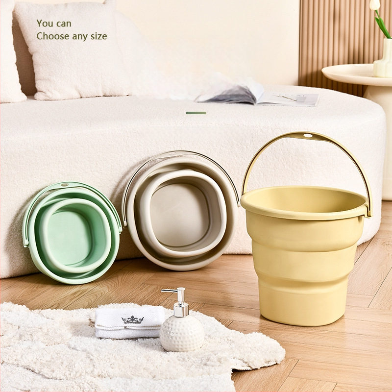 Carpenter plastikinis apvalus kibiras be rankenos; tinkamas šaltam ir karštam vandeniui; svoris 0,5 kg