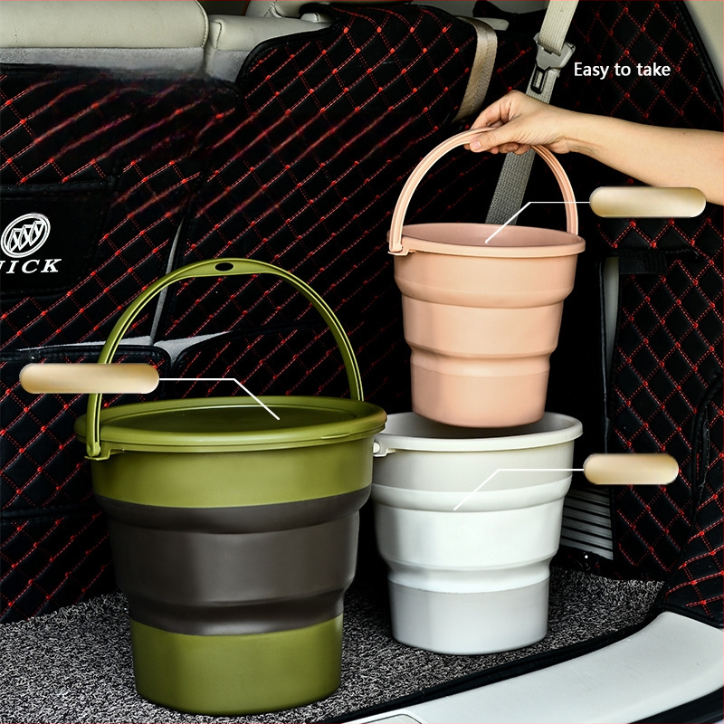 Carpenter plastikinis apvalus kibiras be rankenos; tinkamas šaltam ir karštam vandeniui; svoris 0,5 kg