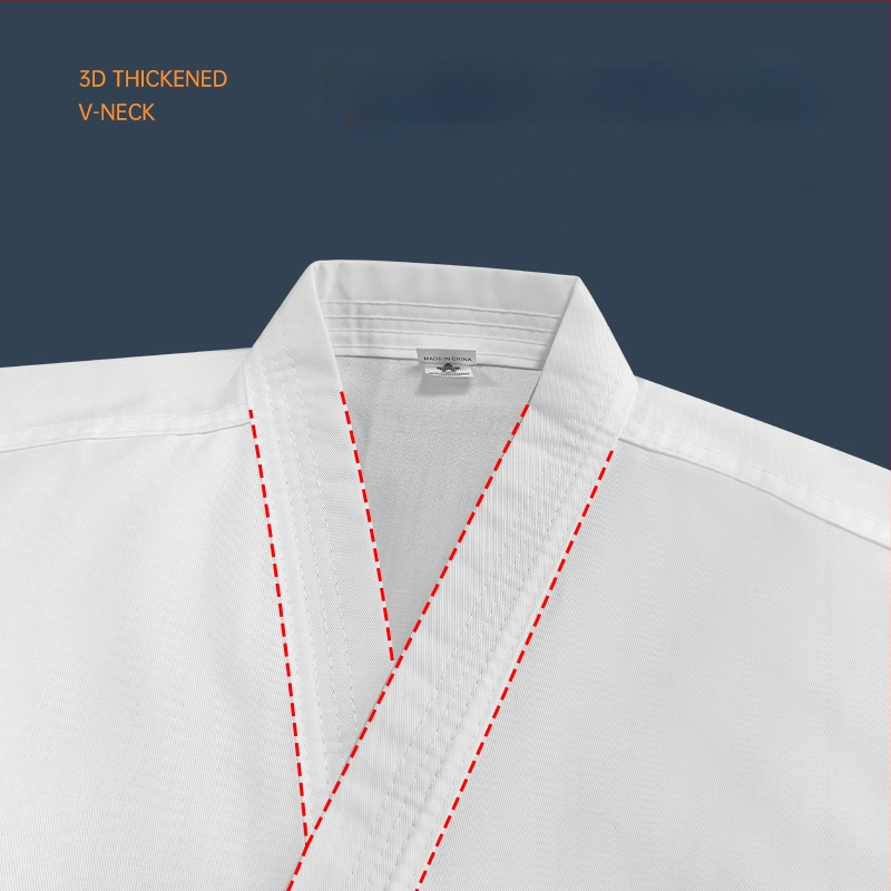 Karates apģērbs pieaugušajiem un bērniem – twill audums, kokvilnas/poliesteru maisījums 80% poliesteris, odas oderes poliesteris, piemērots Taekwondo