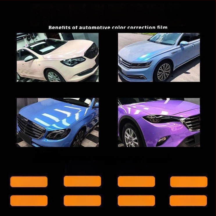 Folie lucioasă de înfășurare pentru motocicletă electrică, No.9, modele cu cenușă vulcanică și laser