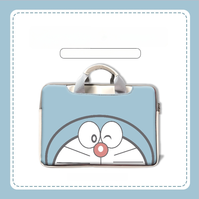 MSRPYM Nešiojamojo kompiuterio krepšys su karikatūriniu piešiniu ir pūkine įdaila MacBook Pro ir MacBook Air