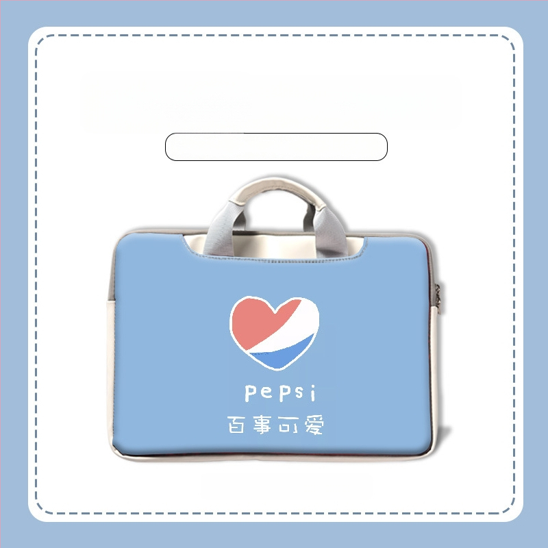 MSRPYM Nešiojamojo kompiuterio krepšys su karikatūriniu piešiniu ir pūkine įdaila MacBook Pro ir MacBook Air